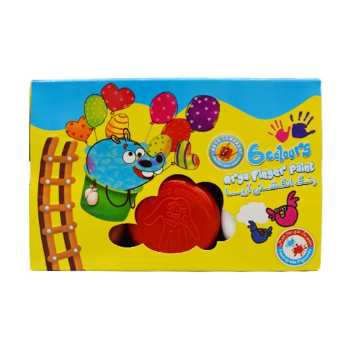 رنگ انگشتی 6 رنگ آریا