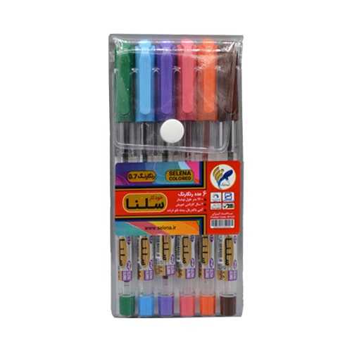 خودکار 6 رنگ سلنا
