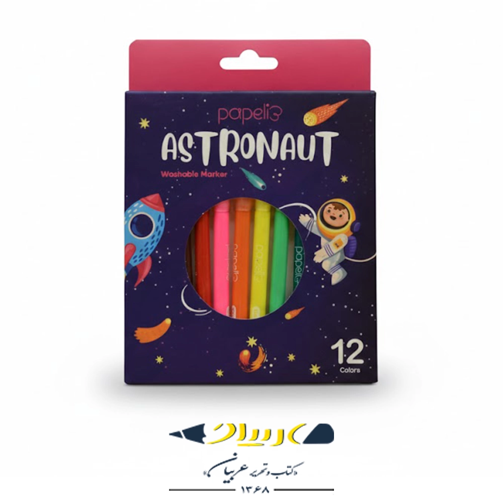 ماژیک ۱۲ رنگ پاپلی – مدل P501004