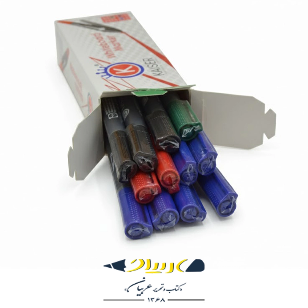 ماژیک وایت‌برد قلمی کایزر مدل SK881 – (بسته ۱۲ عددی جور)