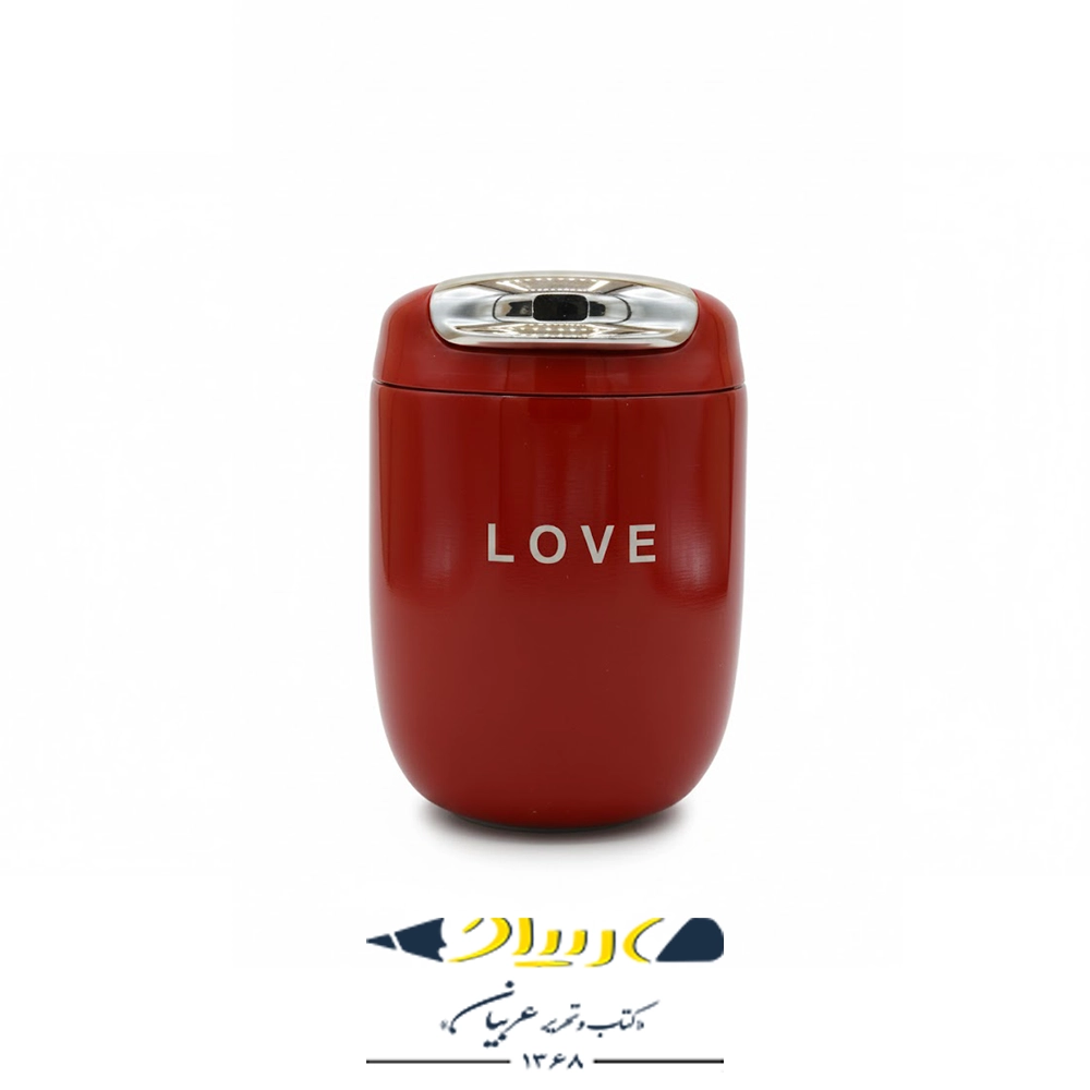 تراول ماگ مینی استیل – طرح LOVE