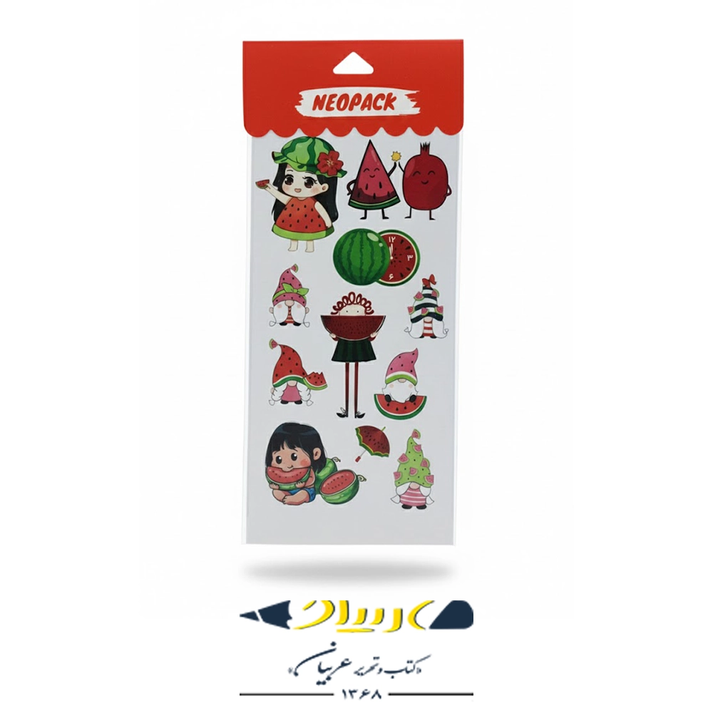 استیکر نئوپک – طرح هندوانه و یلدا