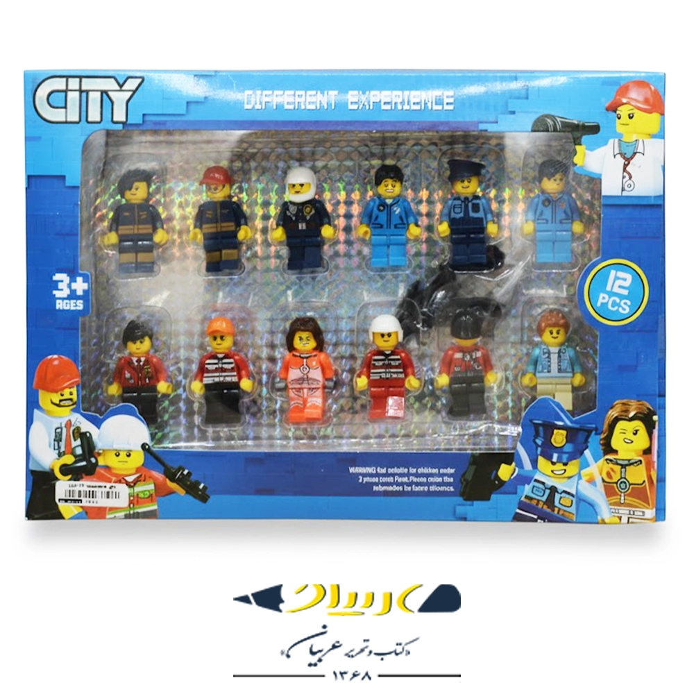 پک ۱۲ مدل لگو مشاغل (۱۲ در ۱) – دنیای کوچک قهرمانان شهر