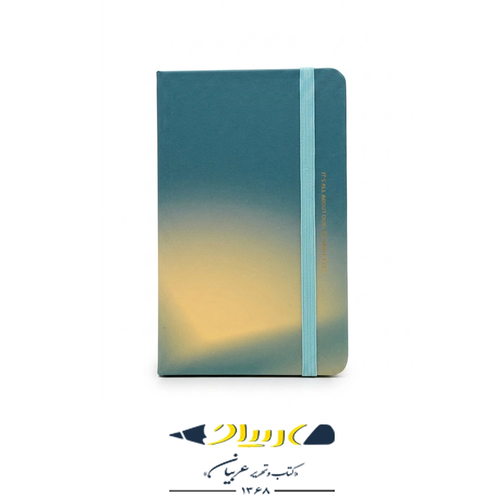 دفتر چه یادداشت کش دار  جلد سخت